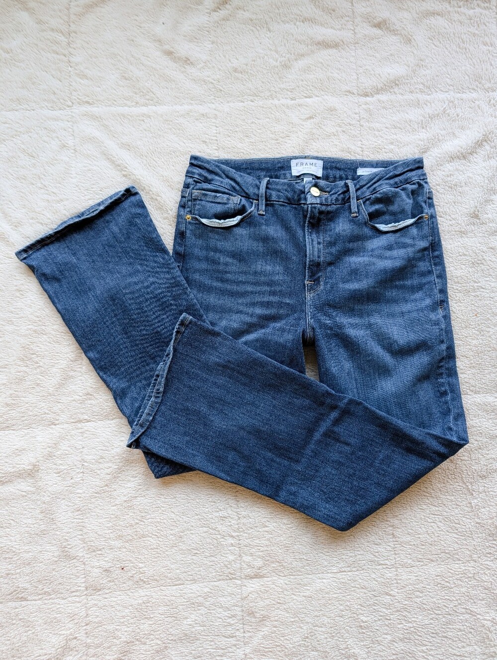 FRAME Le Crop Mini Boot Cut Leg Jeans